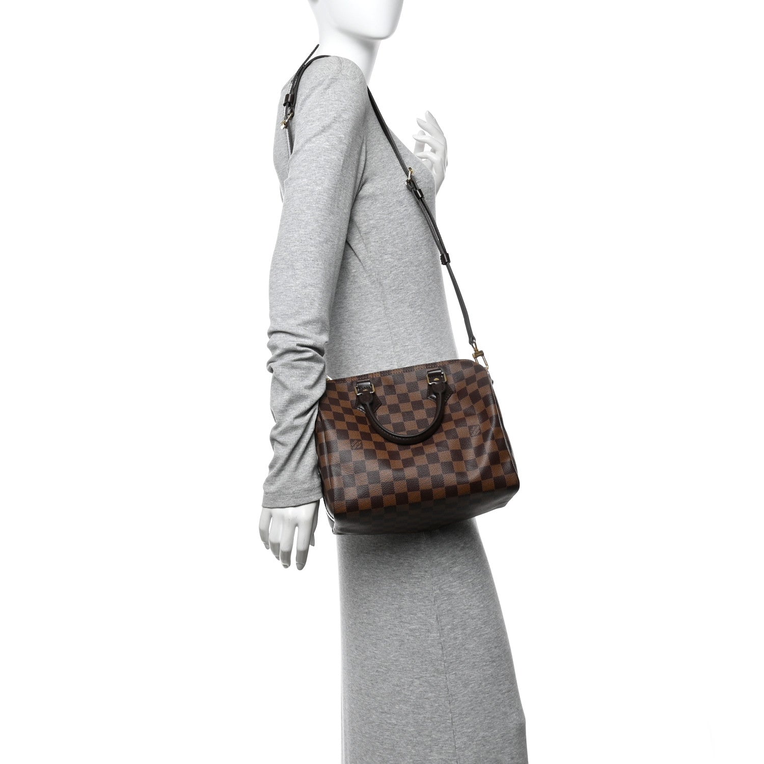 Louis Vuitton Damier Ebene Speedy Bandouliere 25 2 of 11