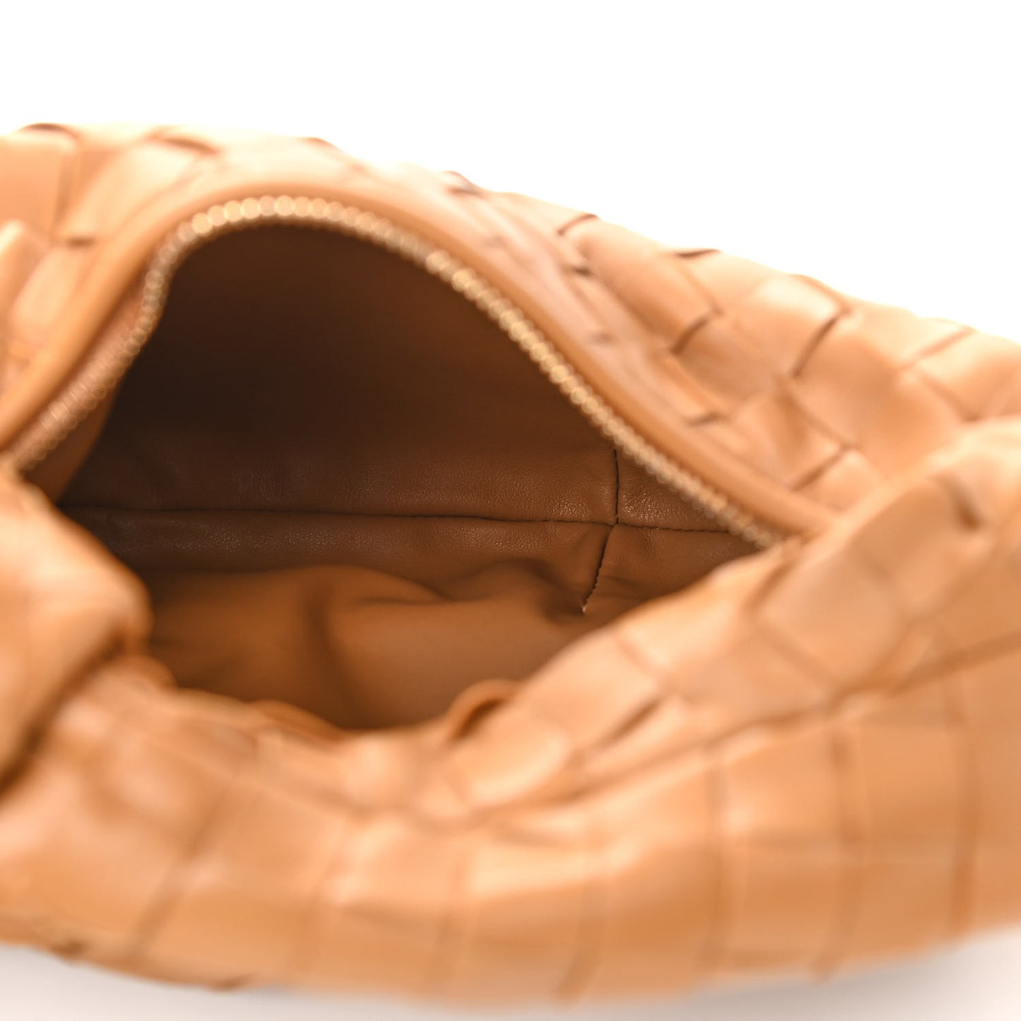 Nappa Intrecciato Mini Jodie Caramel