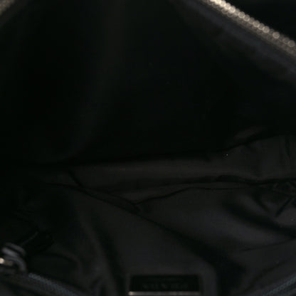 Prada Tessuto Nylon Front Pocket Messenger Bag Black 6 of 9