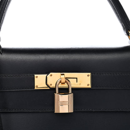 Hermes Box Kelly Retourne 32 Black 21 of 22