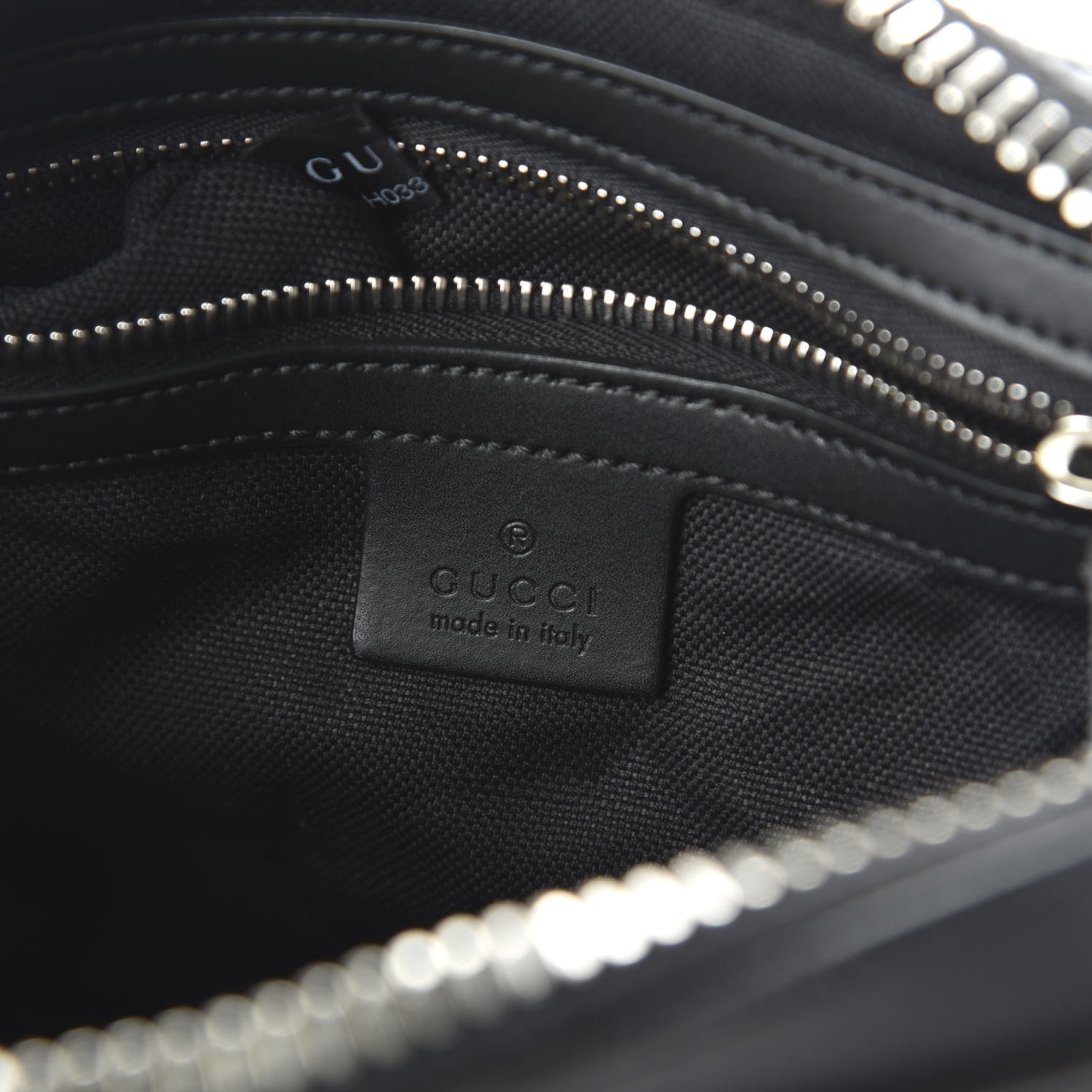 Gucci Soft GG Supreme Monogram Web Belt Bag Black Grey 8 of 10