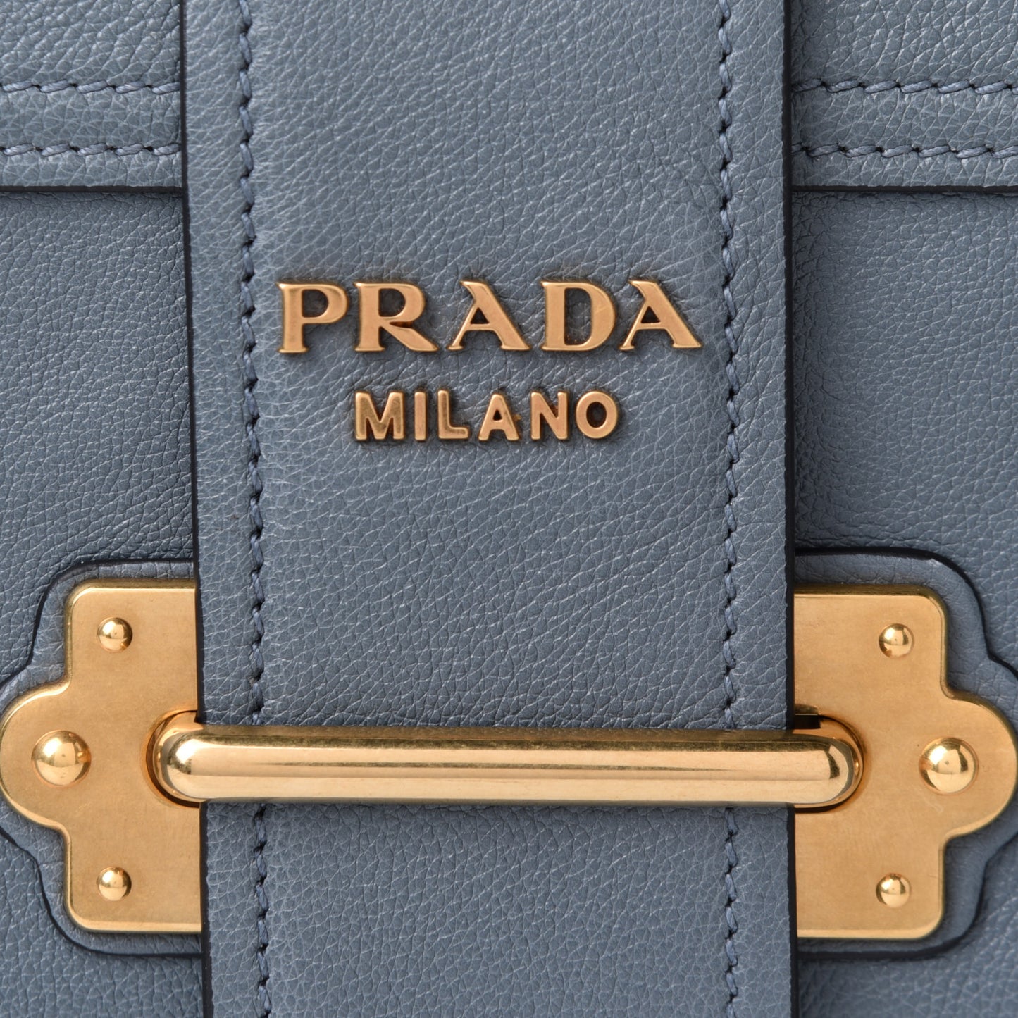 Glace Calf Soft Cahier Bag Marine Astrale