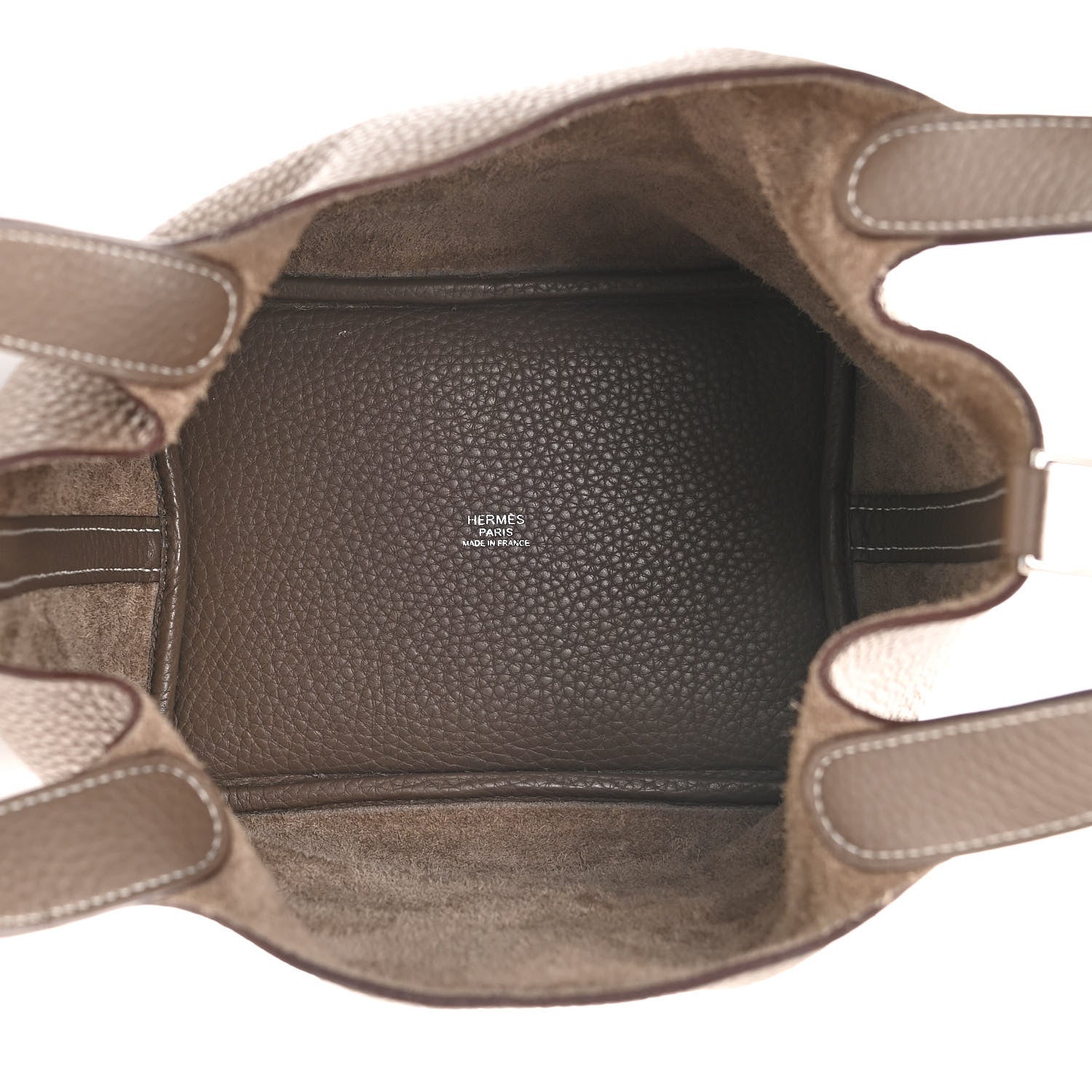 Hermes Taurillon Clemence Picotin Lock 18 PM Etoupe 5 of 12
