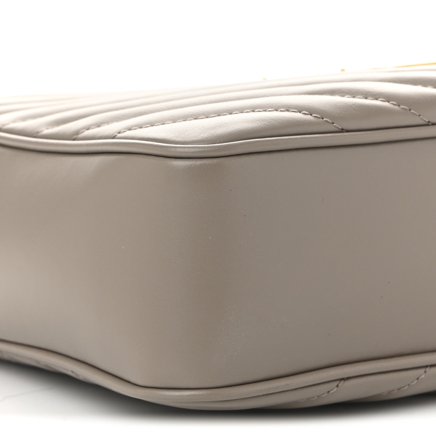 Saint Laurent Calfskin Matelasse Monogram Lou Camera Bag Dusty Grey 9 of 10