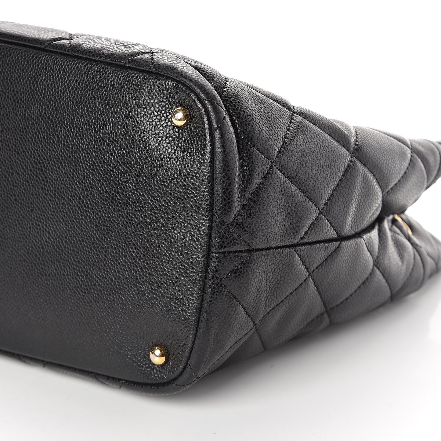 Caviar Quilted Timeless CC Soft Tote Black