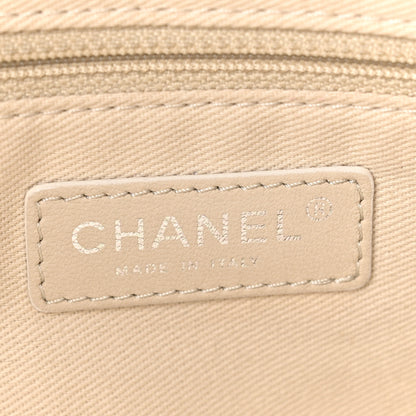 Chanel Caviar Stitched CC Pocket Tote Navy Blue 6 of 11