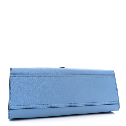 Gucci Calfskin Small GG Marmont Top Handle Bag Clear Sky Blue 4 of 11