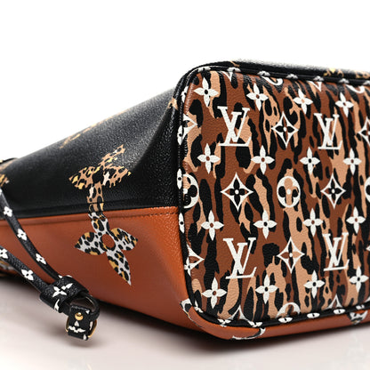 Louis Vuitton Monogram Giant Jungle Neverfull MM Black 8 of 9