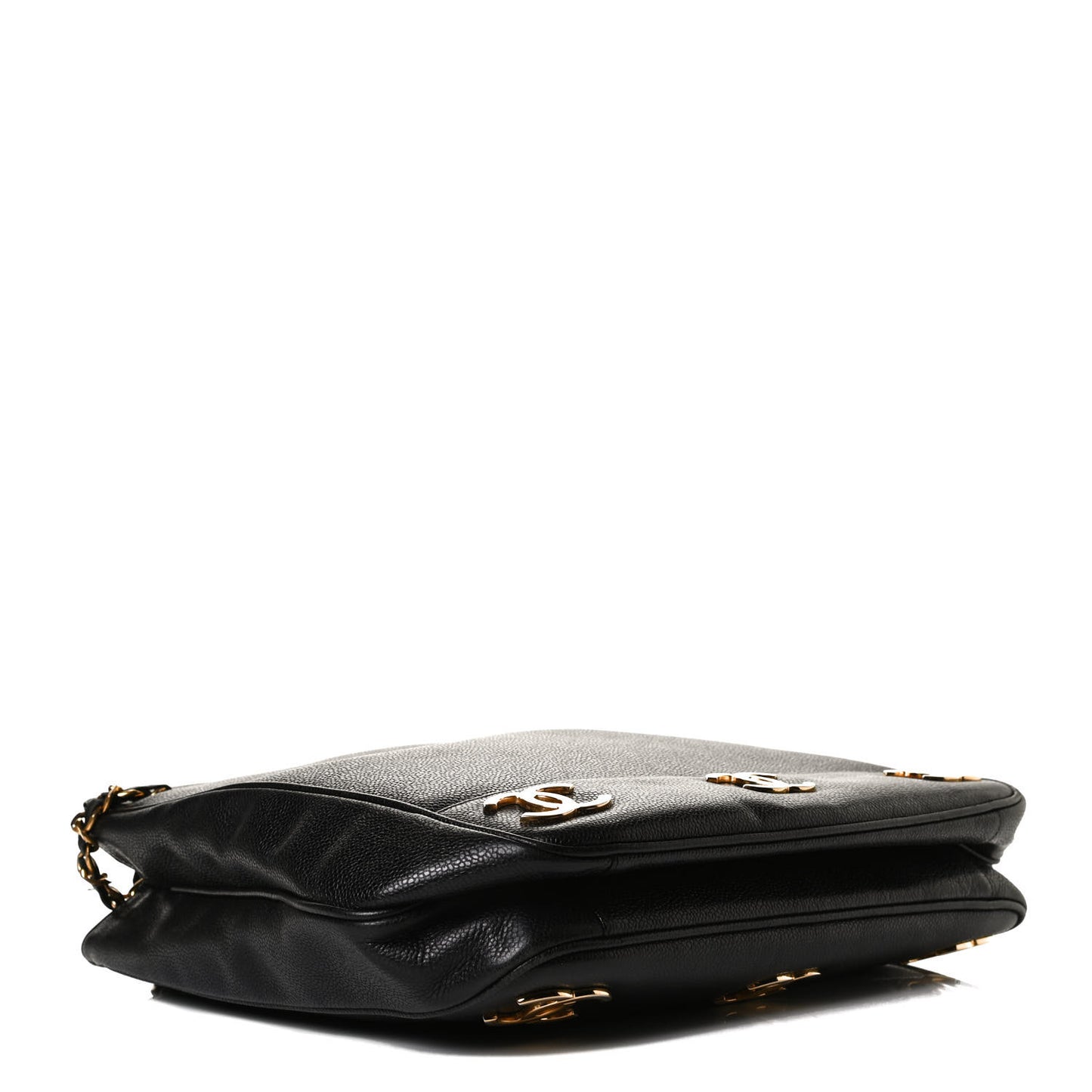 Caviar CC Shoulder Bag Black