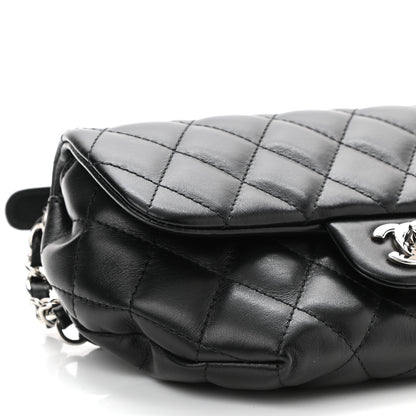 Chanel Calfskin Quilted CC Uniform Flap Belt Bag Black 9 of 10