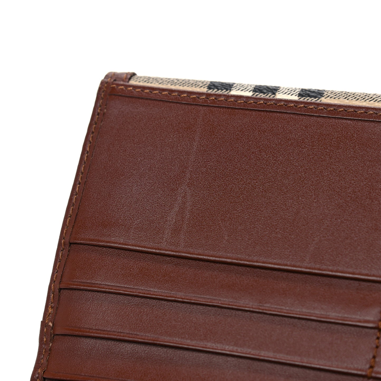Haymarket Check Penrose Continental Wallet Tan