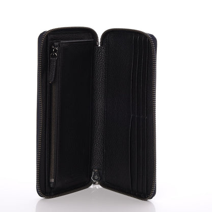 Mulberry Silky Calf Zip Around Coat Wallet Midnight Black 5 of 9
