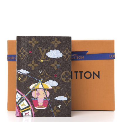 Louis Vuitton Monogram 2020 Christmas Animation Big Wheel Passport Cover Rose Ballerine 6 of 6