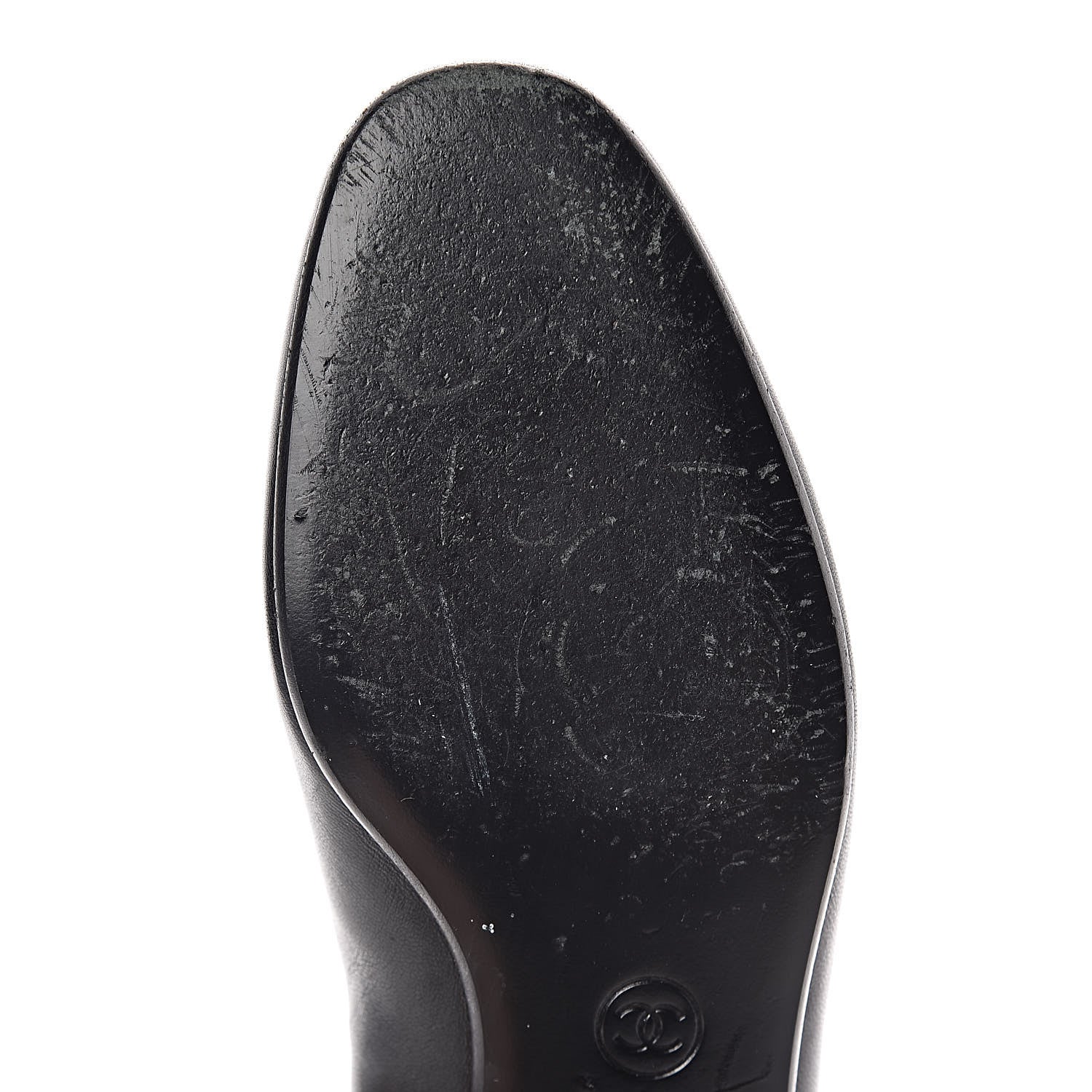 Chanel Lambskin CC Loafers 36 Black 11 of 16