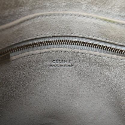 Celine Soft Grained Calfskin Small Sangle Bucket Bag Grey 5 of 9