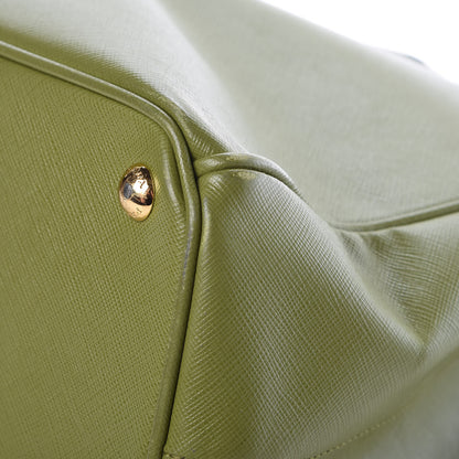 Prada Saffiano Large Galleria Double Zip Tote Edera 14 of 15