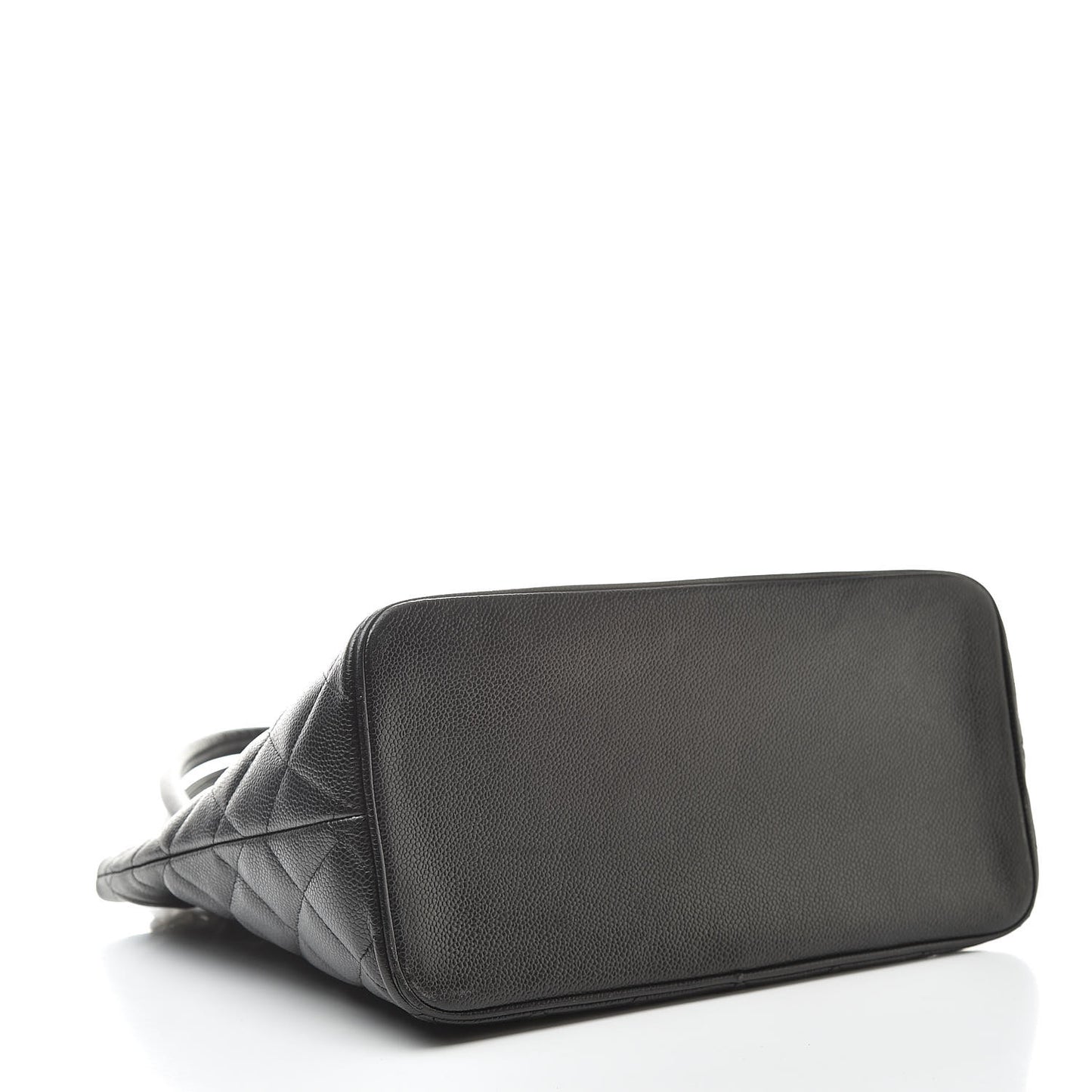 Caviar Quilted Medallion Tote Black