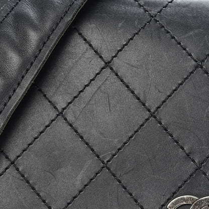 Chanel Calfskin Stitched Small Highlander Messenger Black 10 of 20