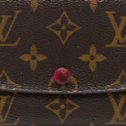 Louis Vuitton Monogram Emilie Wallet Fuchsia 7 of 12