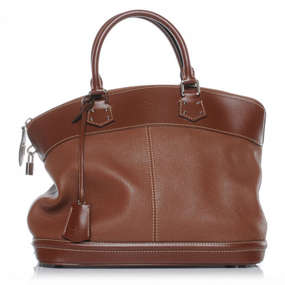 Louis Vuitton Suhali Lockit MM Sienne 1 of 11