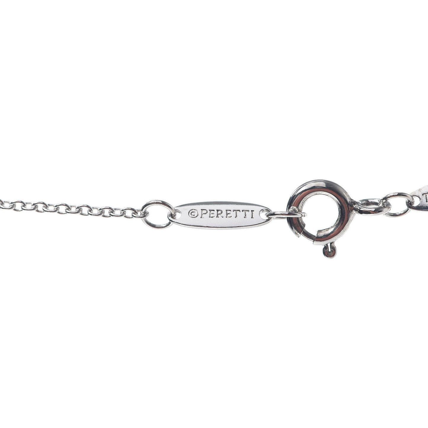 Sterling Silver Elsa Peretti Letter J Pendant Necklace