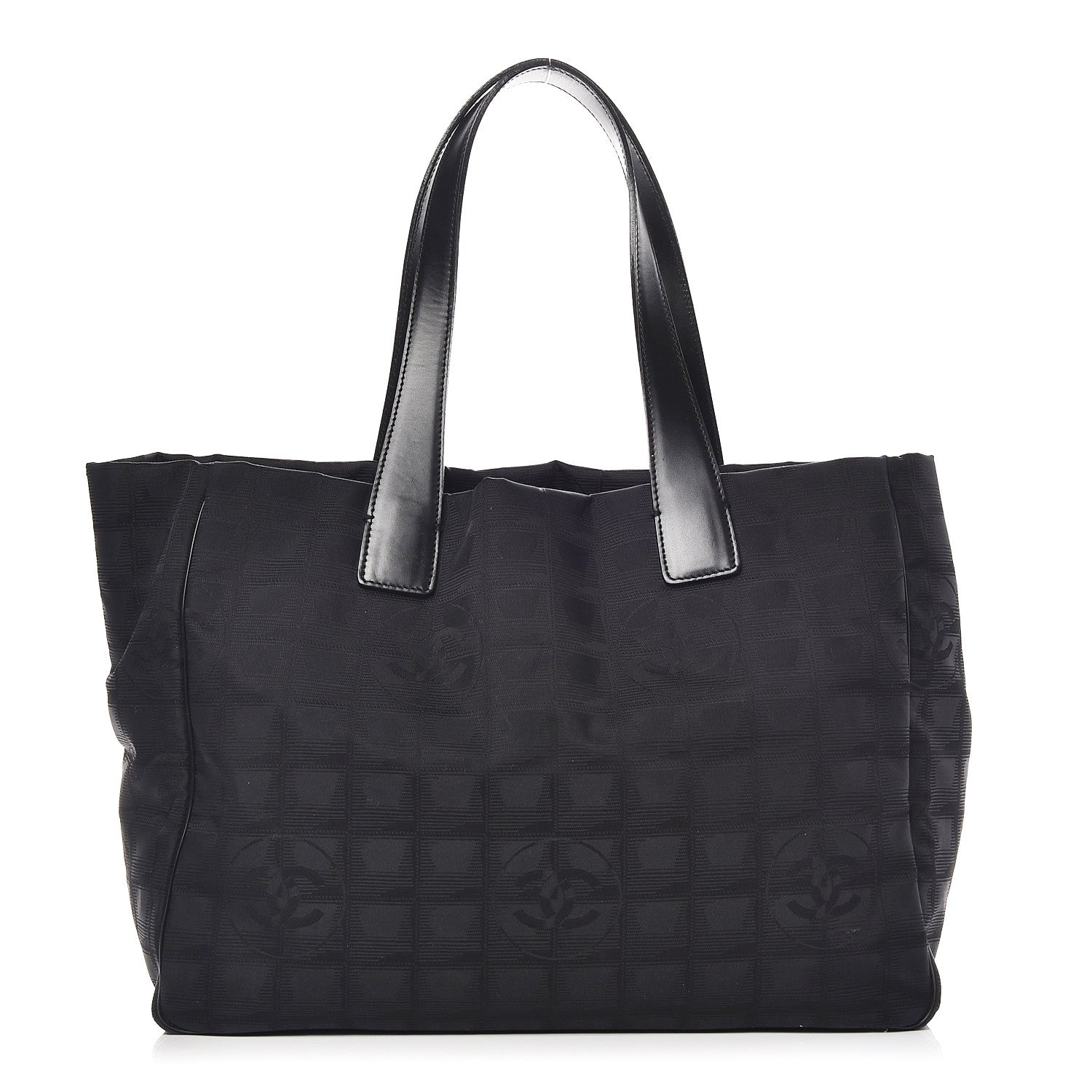 Chanel Nylon Large Travel Tote Black 1 of 10