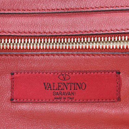Valentino Garavani Vitello Small Rockstud Tote Rosso Valentino 6 of 13