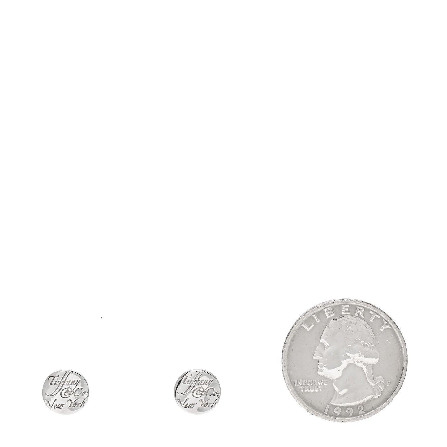 Sterling Silver Notes Round Earrings