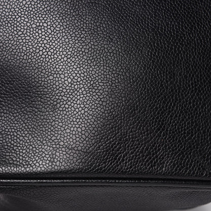 Chanel Caviar CC Drawstring Shoulder Bag Black 10 of 13