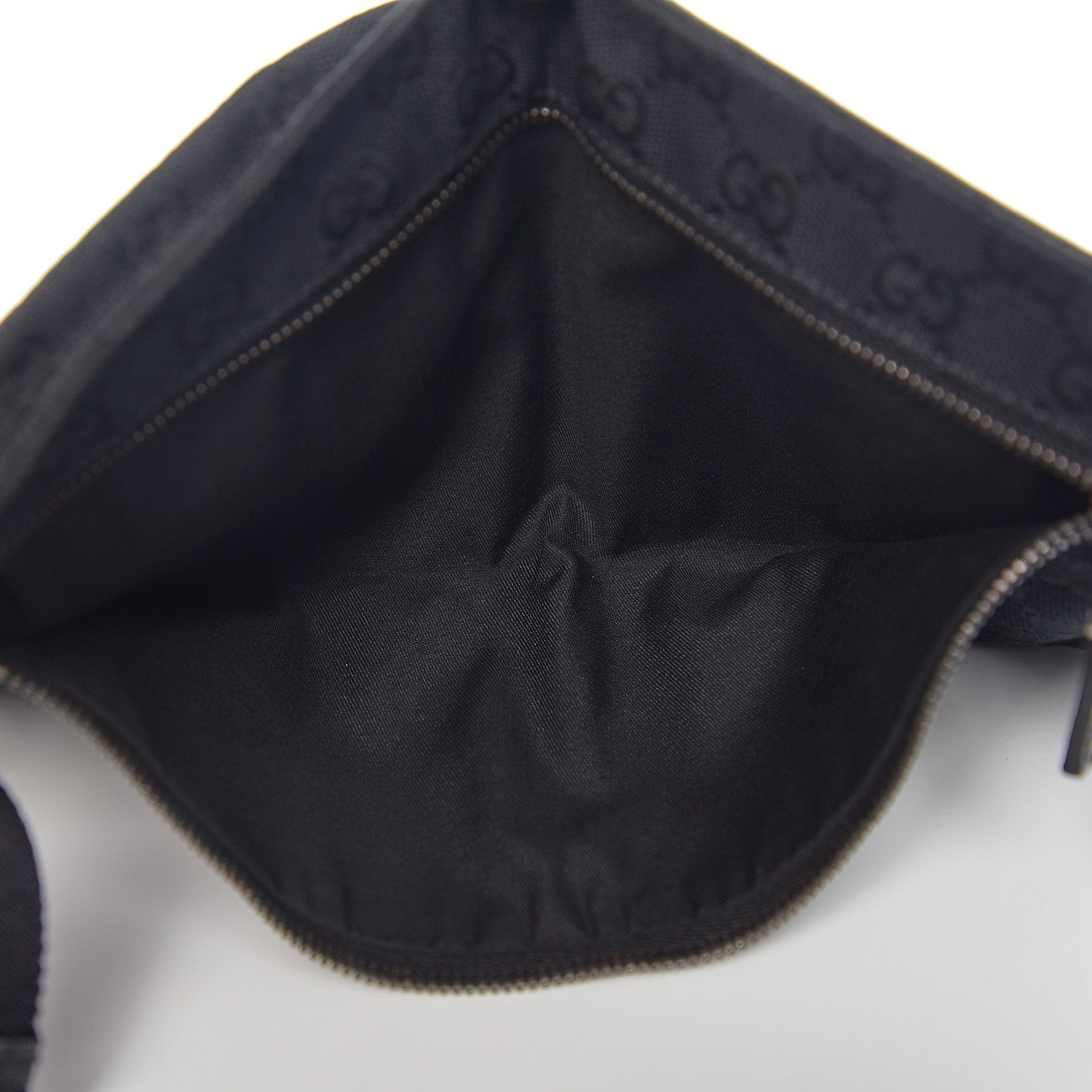 Gucci GG Monogram Double Pocket Belt Bag Black 4 of 7