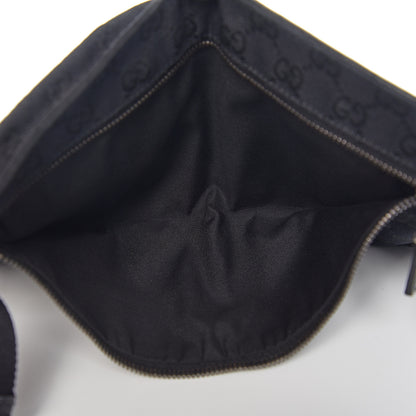 Gucci GG Monogram Double Pocket Belt Bag Black 4 of 7