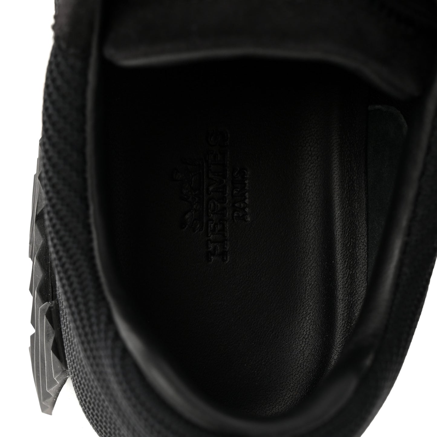 Air Mesh Suede Goatskin Bouncing Sneakers 39 Black