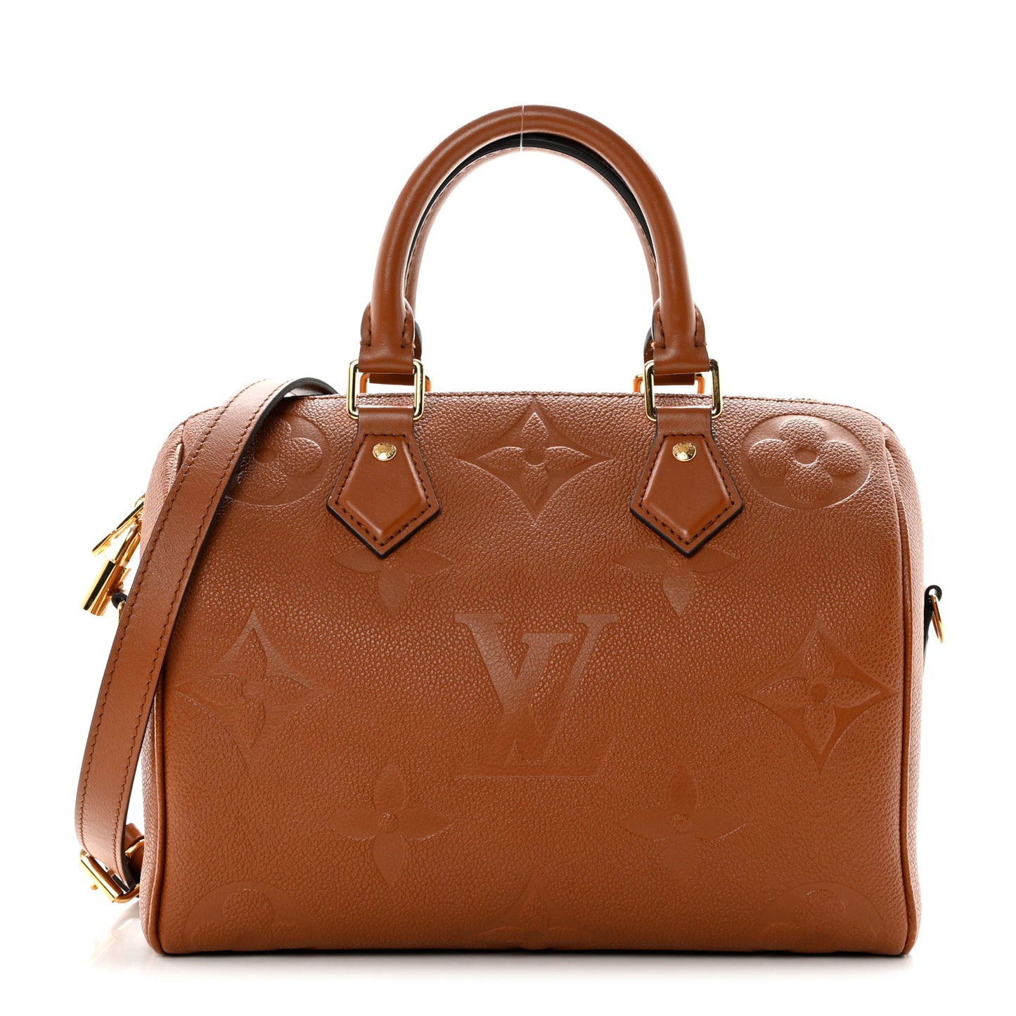 Empreinte Monogram Giant Speedy Bandouliere 25 Cognac