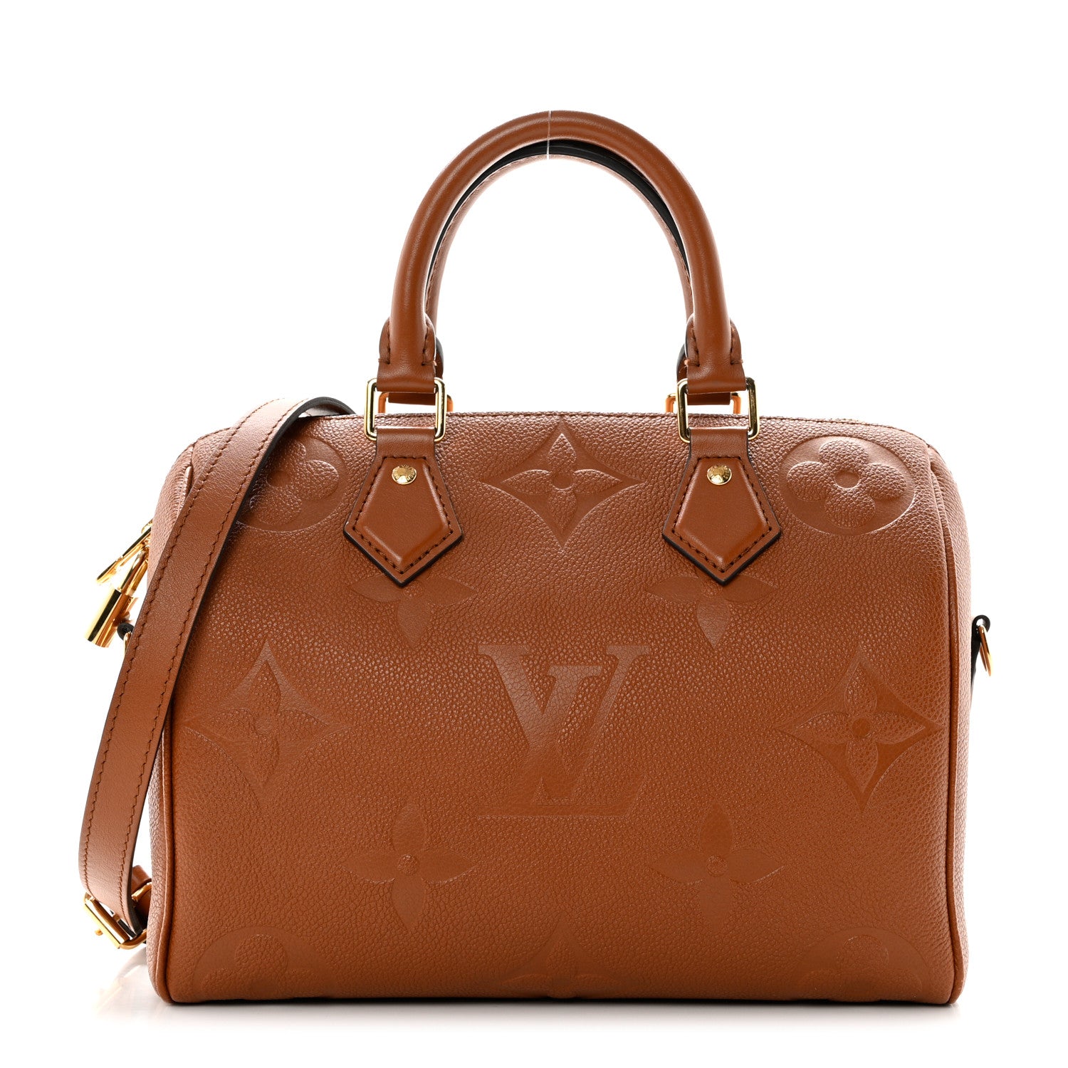 Louis Vuitton Empreinte Monogram Giant Speedy Bandouliere 25 Cognac 1 of 11
