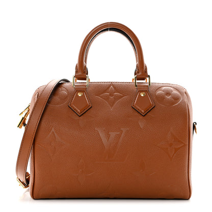 Louis Vuitton Empreinte Monogram Giant Speedy Bandouliere 25 Cognac 1 of 11