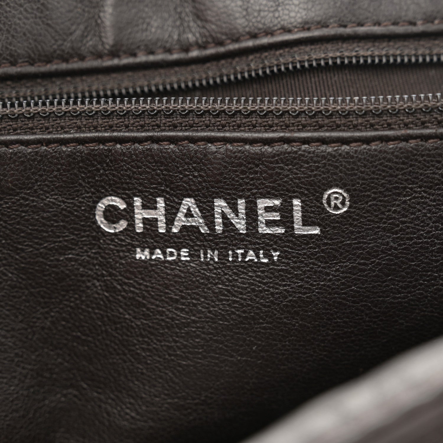 Chanel Caviar Large Half Moon Flap Brown 6 of 12