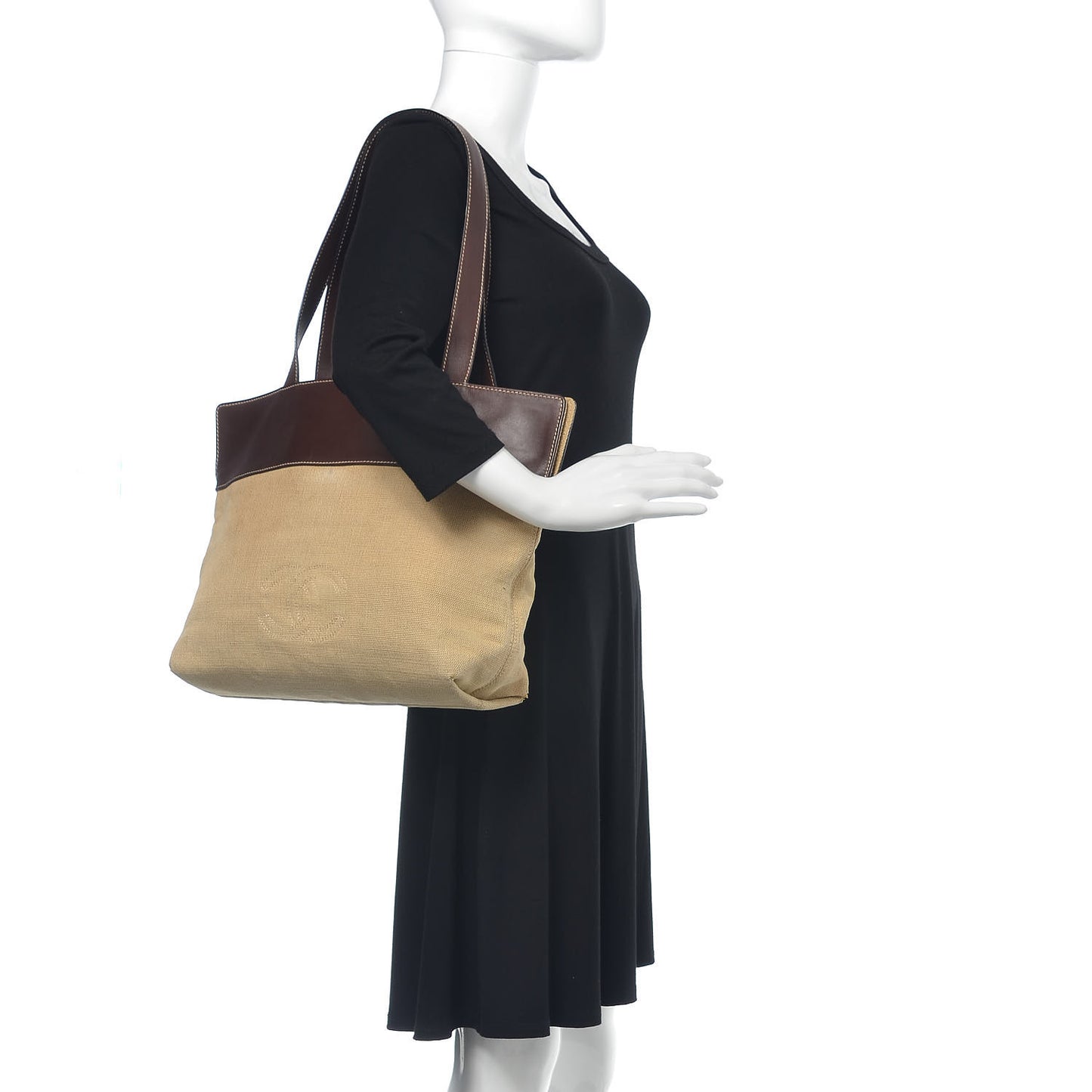 Straw Raffia Summer Tote Beige Brown