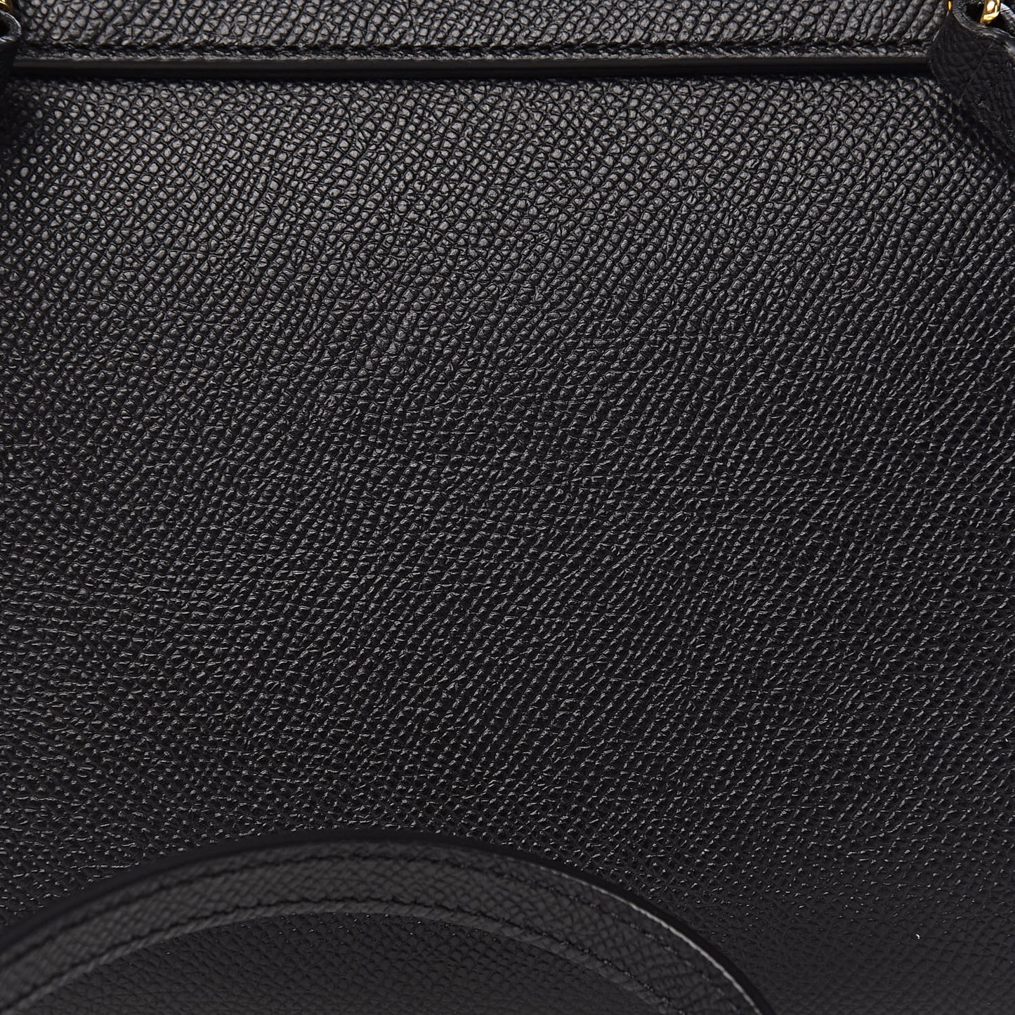 Grained Calfskin Nano Belt Bag Black