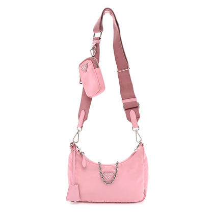 Prada Nylon Re-Edition 2005 Shoulder Bag Rosa 1 of 12
