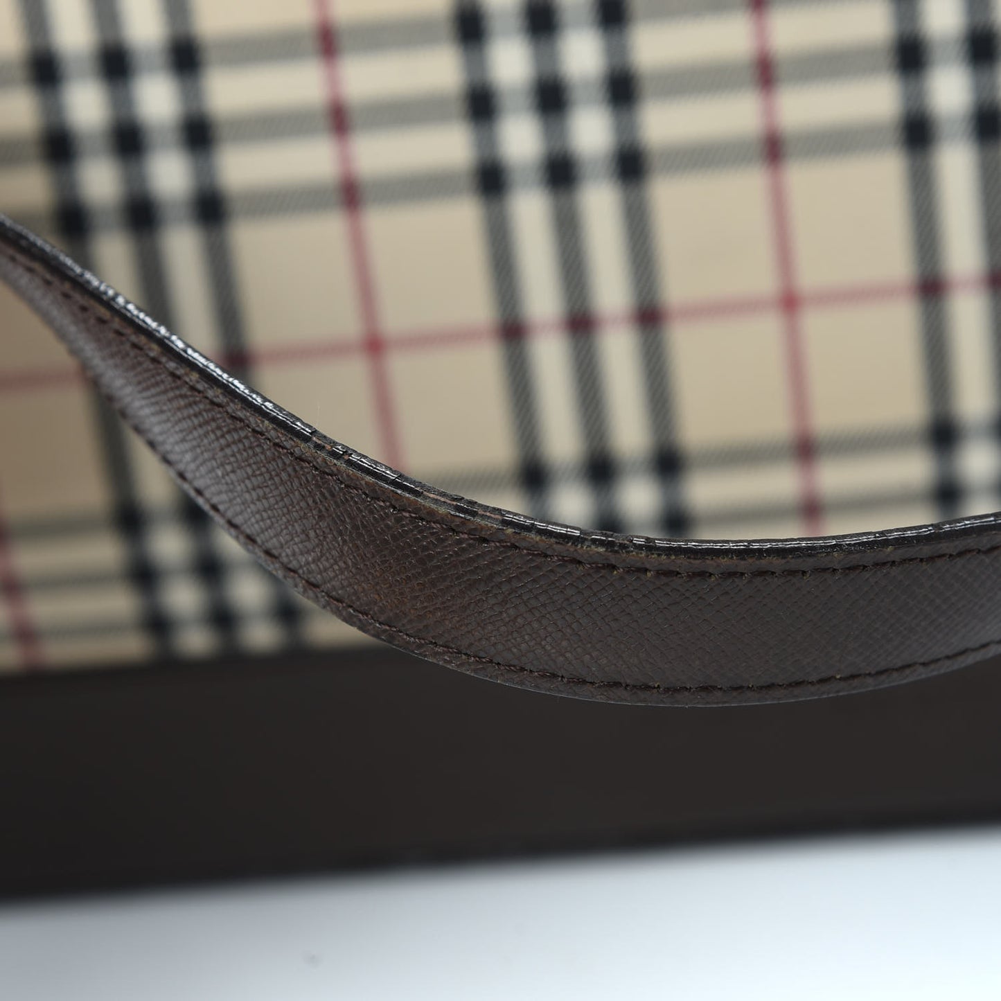 Vintage Check Tote Black