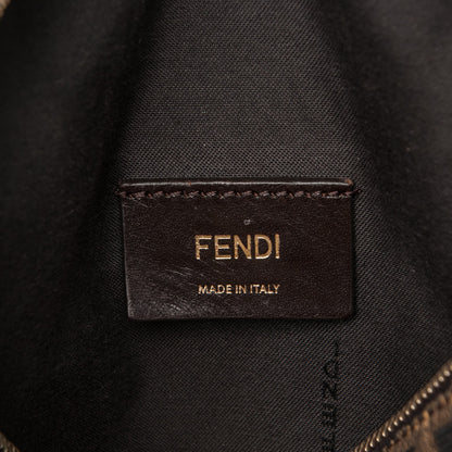 Fendi Zucca Vitello Artic Small Boston Tobacco Castagna 6 of 7