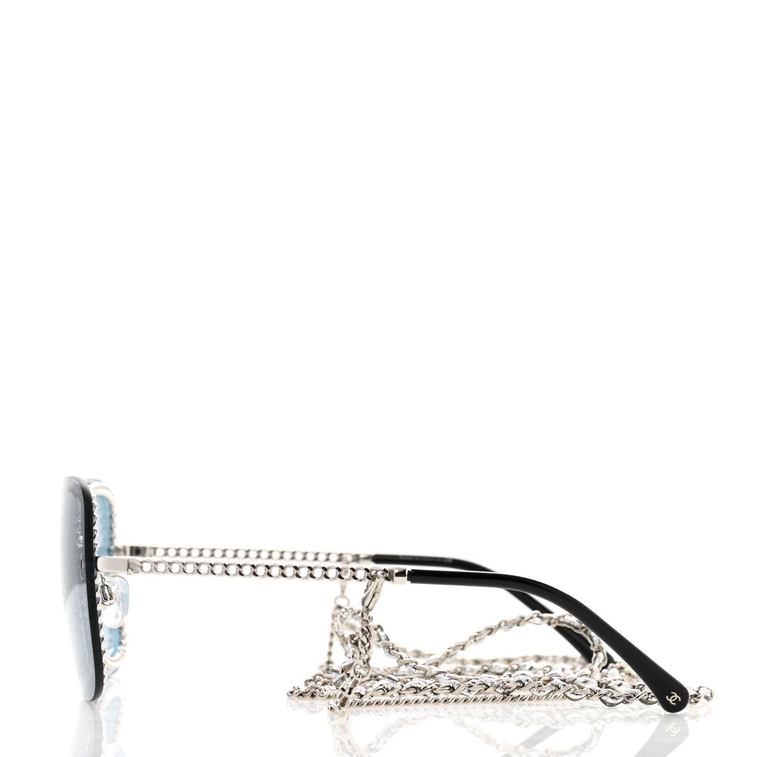 Chanel Chain Square Sunglasses 4244 Blue 3 of 8