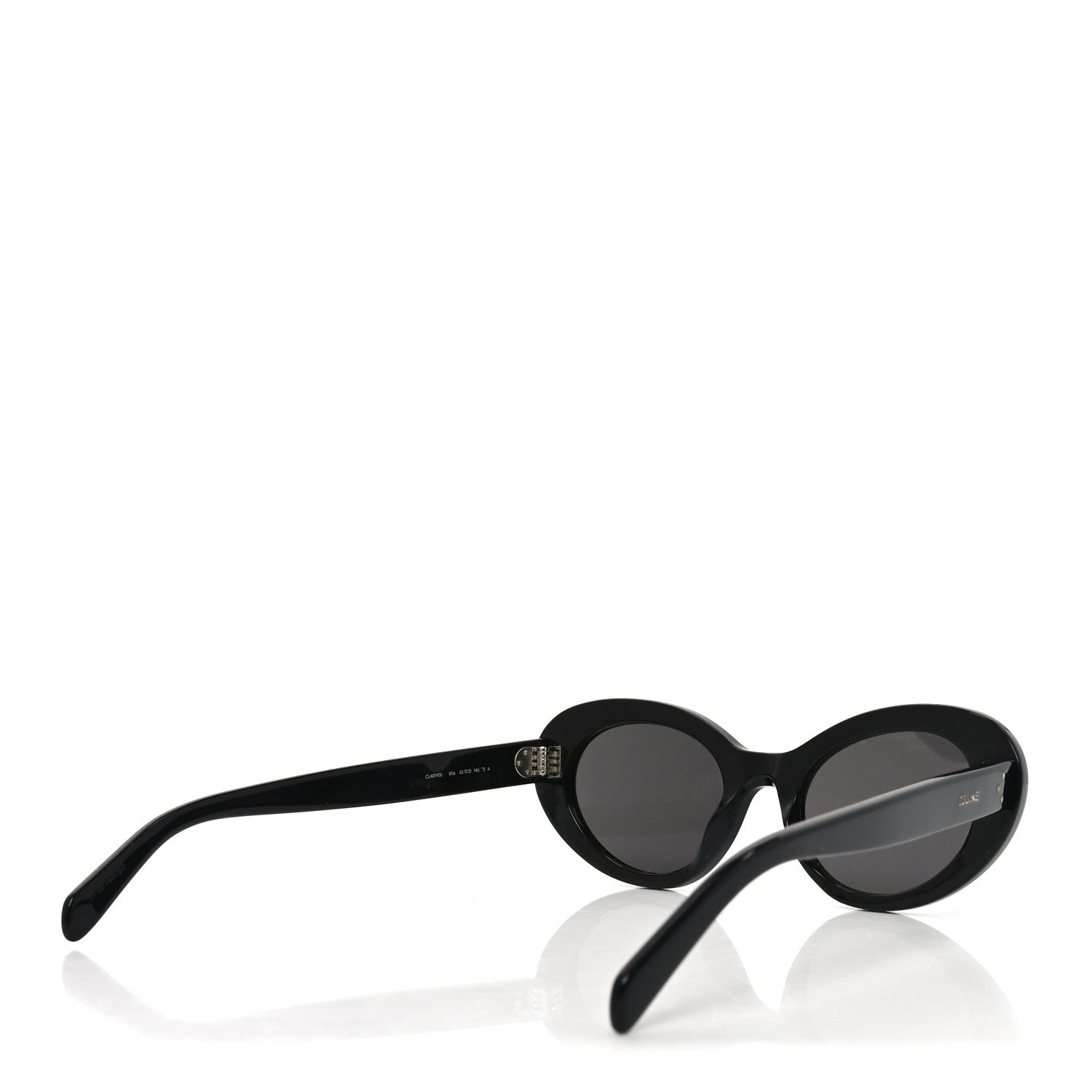 Celine Acetate Cat Eye Sunglasses CL401931 Black 4 of 7