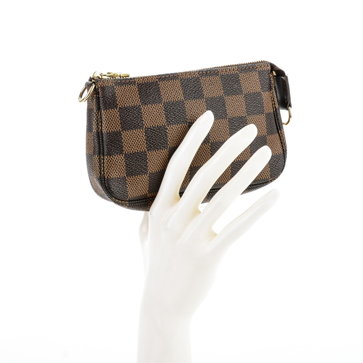 Louis Vuitton Damier Ebene Mini Pochette Accessories 2 of 7
