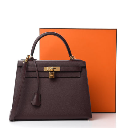 Hermes Epsom Kelly Sellier 28 Rouge Sellier 11 of 11