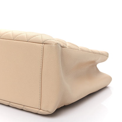 Chanel Caviar Quilted Grand Shopping Tote GST Beige Clair 9 of 9