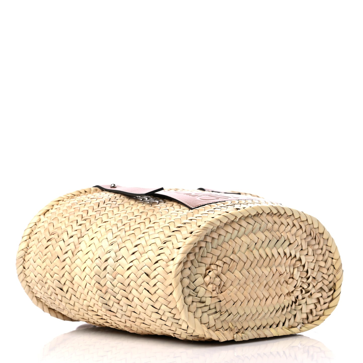 Raffia Small Basket Tote Bag Natural Tan