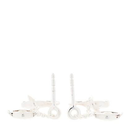 Hermes Sterling Silver Farandole Drop Earrings 3 of 4