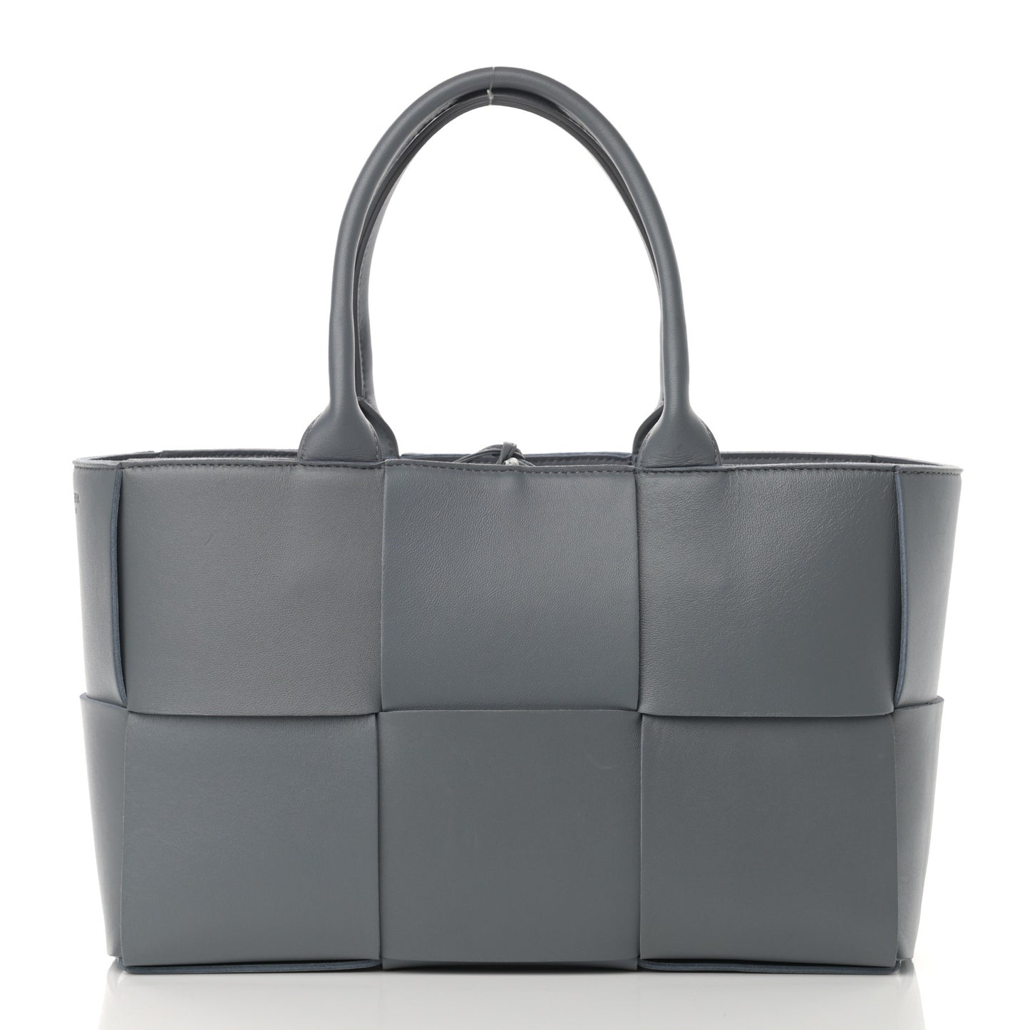 Nappa Maxi Intrecciato Small Arco Tote Thunder