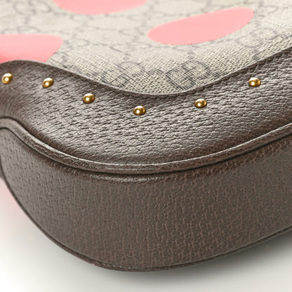 Gucci GG Supreme Monogram Geometric Textured Dollar Calfskin Web Small Jackie 1961 Hobo 9 of 11